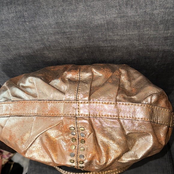 NWT Patricia Nash Women's Leather Bello Hobo Shoulder Bag Tri-Metallic - Picture 7 of 14